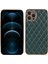 Apple iPhone 14 Pro 6.1 Inç Düz Kenar Eşkenar Dörtgen Desen Hassas Kesim Tpu Kapak Elektrapulat Telefon Kılıfı - Yeşil (Yurt Dışından) 1