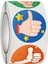 500PCS Motivasyonel Çıkartma Başparmak Yukarı Çıkartma Ev Tatil Sarma Dia 1.5inch (Yurt Dışından) 2