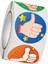 500PCS Motivasyonel Çıkartma Başparmak Yukarı Çıkartma Ev Tatil Sarma Dia 1.5inch (Yurt Dışından) 4