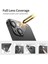 iPhone 13 Alüminyum Alaşım Çerçeveli Tempered Glass Kamera Lens Koruyucu 3