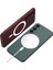 Galaxy S23 Kılıf Kamera Korumalı Magsafe Wireless Şarj Özellikli Lansman Dokulu Kapak (Kıpta-Mag) 5