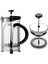 French Press / Cafetière, 8-Cup / 1000 ml ve Klipsli Kahve Ölçü Kaşığı 2
