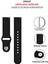 Samsung Galaxy Watch Active 2 (40MM-44MM) - Active 1 Uyumlu 20MM Klasik Silikon Kordon Kayış 4
