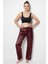 Puantiyeli Saten Pijama Altı 2
