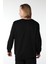 Erkek Baskılı Sweatshirt Siyah 5