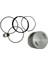 1.50MM Tvs Pep Plus 90 52.50MM Piston Segman Kit Sm Dp2 1