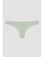 Lazer Kesim Pamuklu Mint Yeşili Tanga Külot 3