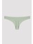 Lazer Kesim Pamuklu Mint Yeşili Tanga Külot 4