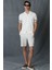 Fral Spor Erkek Chino Şort Slim Fit Lacivert 1