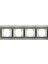 Thea Blu Inox+Beyaz Dörtlü Çerçeve - WBTF08045IN-TR 1