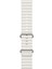 Ocean Loop Silikon Kordon, Apple Watch Series SE/11/10/9/8/7/6/5/4/3 ile Uyumlu, 42mm/41mm/40mm/38mm, Beyaz 1