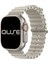 Ocean Loop Silikon Kordon, Apple Watch Series SE/11/10/9/8/7/6/5/4/3 ile Uyumlu, 49mm/46mm/45mm/44mm, Yıldız Işığı 4