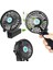 3 Kademeli Şarjlı Mini Fan Masa Üstü Vantilatörü USB Soğutucu Sessiz El Fan Bükülebilir Fan 2