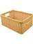 Rattan Sepeti Depolama Dikdörtgen Mutfak Rafı Çiftlik Evi Işığı 34X24X14CM (Yurt Dışından) 4