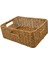 Rattan Sepet Sundurukları Kiler Oturma Odası Tezgahı Için Depolama Sepeti Karanlık 38X26X13CM (Yurt Dışından) 1