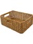 Rattan Sepet Sundurukları Kiler Oturma Odası Tezgahı Için Depolama Sepeti Karanlık 38X26X13CM (Yurt Dışından) 4