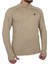 Yarım Fermuarlı Uzun Kollu Kum Rengi Sweatshirt 2