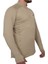 Yarım Fermuarlı Uzun Kollu Kum Rengi Sweatshirt 3