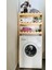 Banyo Çamaşır Makinesi Üstü Raflı Düzenleyici Dolap 3