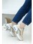 1657 Anatomik Air Tabanlı Bayan Sneakers Ayakkabı - NKT01657-BEJ-39 2