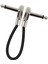 Gitar Yama Kablosu Kablosu Profesyonel Su Geçirmez Gitar Etkisi Pedal Kabloları Argent Düz 15CM (Yurt Dışından) 4