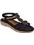 Comfort Kadın Sandalet GJ-1204 Siyah 1