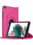 Samsung Galaxy Tab A8 X200 X205 Uyumlu Pembe Tablet Kılıfı Dönebilen Standlı Suni Deri 10.5 Inç 1