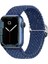 Apple Watch Series SE/11/10/9/8/7/6/5/4/3 ile Uyumlu 42mm-41mm-40mm-38mm Ayarlanabilir Tokalı Örgü Kordon Blue Unity 1