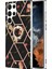 Samsung Galaxy S23 Ultra Yumuşak Tpu Damla Koruma Telefon Vaka Tutucusu Kickstand Elektrküze Çerçeve Imd Mermer Kapak (Yurt Dışından) 1