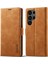 Samsung Galaxy S23 Ultra Pu Deri Koruyucu Telefon Kılıfı Cüzdan Standı Manyetik Otomatik Absorlanmış Telefon Kapağı (Yurt Dışından) 1