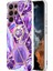 Samsung Galaxy S23 Için Ultra Yüzük Kickstand Telefon Kasası Elektrokaplama Birleştirme Mermer Desen Imd Tpu Koruyucu Kapak (Yurt Dışından) 1