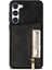Samsung Galaxy S23 Için Artı Fermuarlı Cep Pu Deri Kaplı Tpu Kasa Kickstand Cüzdan Telefon Kapağı (Yurt Dışından) 1