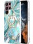 Samsung Galaxy S23 Için Ultra Yüzük Kickstand Telefon Kasası Elektrokaplama Birleştirme Mermer Desen Imd Tpu Koruyucu Kapak (Yurt Dışından) 1