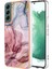 Samsung Galaxy S23 Için Plus Elektrokaplama Çerçevesi Tpu Kapak 2.0mm Imd Mermer Desen Cep Telefonu Kılıfı (Yurt Dışından) 1
