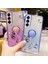 Samsung Galaxy S23 Için Artı Halka Kickstand Çiçek Deseni Rhinestone Dekoru Glitter Yumuşak Tpu Telefon Arka Kapak (Yurt Dışından) 5
