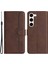 Samsung Galaxy S23 Cep Telefonu Kılıf Anti-Çizgi Pu Deri Cüzdan Stand Baskılı Gülümseme Desen Kapağı (Yurt Dışından) 1