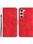 Samsung Galaxy S23 Cep Telefonu Kılıf Anti-Çizgi Pu Deri Cüzdan Stand Baskılı Gülümseme Desen Kapağı (Yurt Dışından) 1