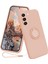 Samsung Galaxy S23 Için Plus Koruyucu Telefon Kılıfı Yüzük Kickstand Sıvı Silikon Telefon Kapağı Lanyard ile (Yurt Dışından) 1