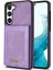 Samsung Galaxy S23 Artı Rfıd Engelleme Kartı Tutucu Kickstand Pu Deri Kaplamalı Tpu Kasa Şok Geçirmez Telefon Kapağı (Yurt Dışından) 1