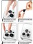 Apple iPhone 11 Pro Max ile Uyumlu Gökkuşağı Taşlı Tasarım Temperli Cam Kamera Lens Koruyucu 5