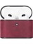 Casquet Apple Air-Podss 3.nesil Uyumlu Deri Kılıf Fuşya 4