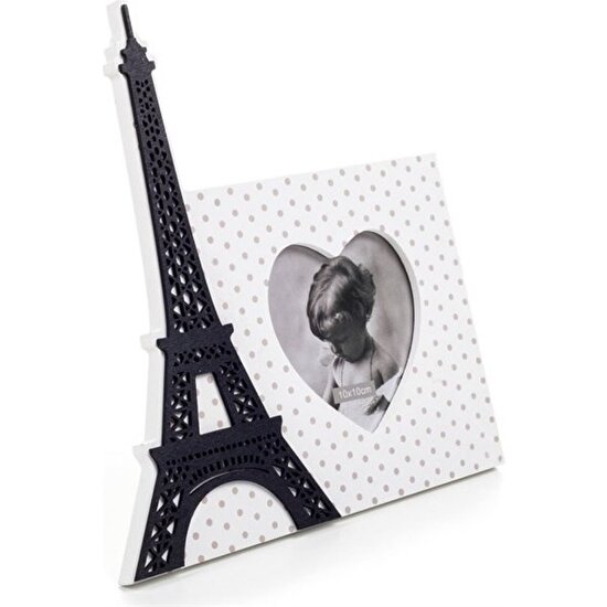 Eshopinlock Buffer® Decotown Dekoratif Eyfel Paris Desenli Ahşap Resim Fotoğraf Çerçevesi Standı