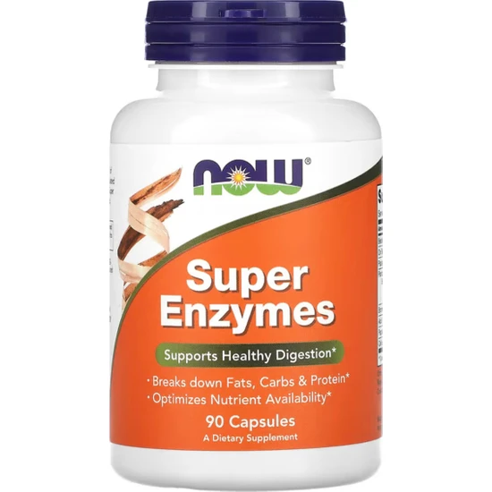 Now Foods Now Super Enzymes, 90 Capsules