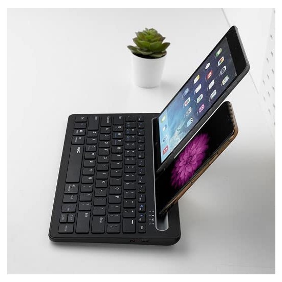 Coverzone Bluetooth 3.0 Ultra Ince Klavye Şarjlı Multi Device Mac/win