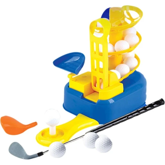 Yolanda Abs Golf Topu Atış Makinesi Uygulaması Spor Golf Topu Dağıtıcı Salıncak Dişli Sarı Mavi (Yurt Dışından)