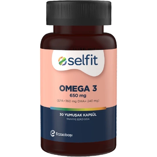 Selfit Omega 3 650 Mg 30 Kapsül