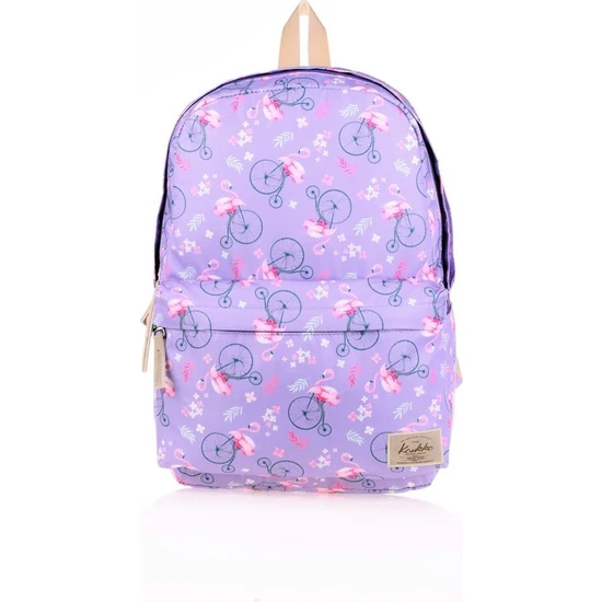 Kaukko Nature Sırt Çantası Lilac Flamingo K1474