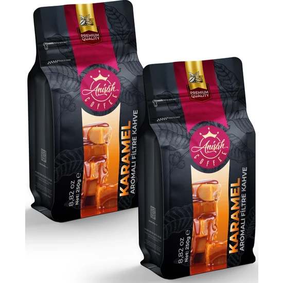 Anisah Coffee Karamel Aromalı Filtre Kahve 2 x 250 gr