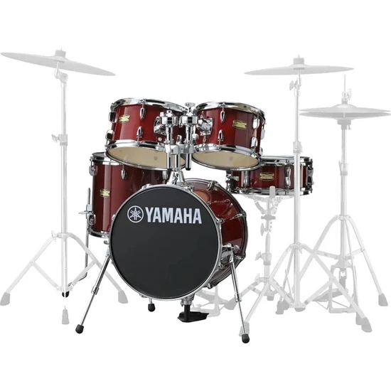 Yamaha 16BD Compact Drum Shell Pack Junior Kit Cr Akustik Davul (Cranberry Red)