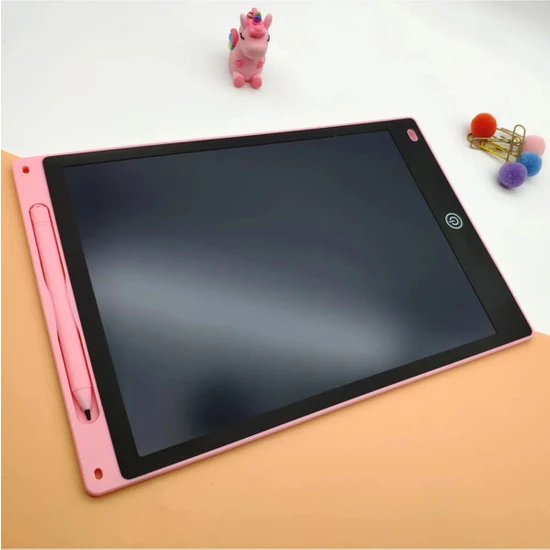 Teknomila Writing Tablet LCD 10 Inç Dijital Kalemli Çizim Yazı Tahtası Grafik Not Yazma Eğitim Tableti